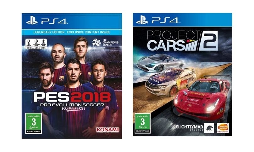 

Pes 2018 legendary edition + project cars 2 - playstation 4 game