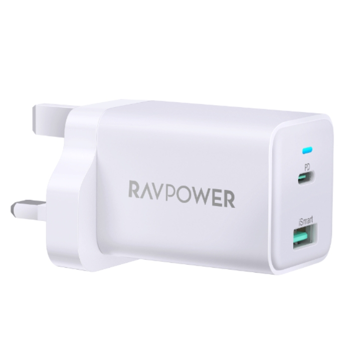 Buy Ravpower 45w wall charger - white in Saudi Arabia