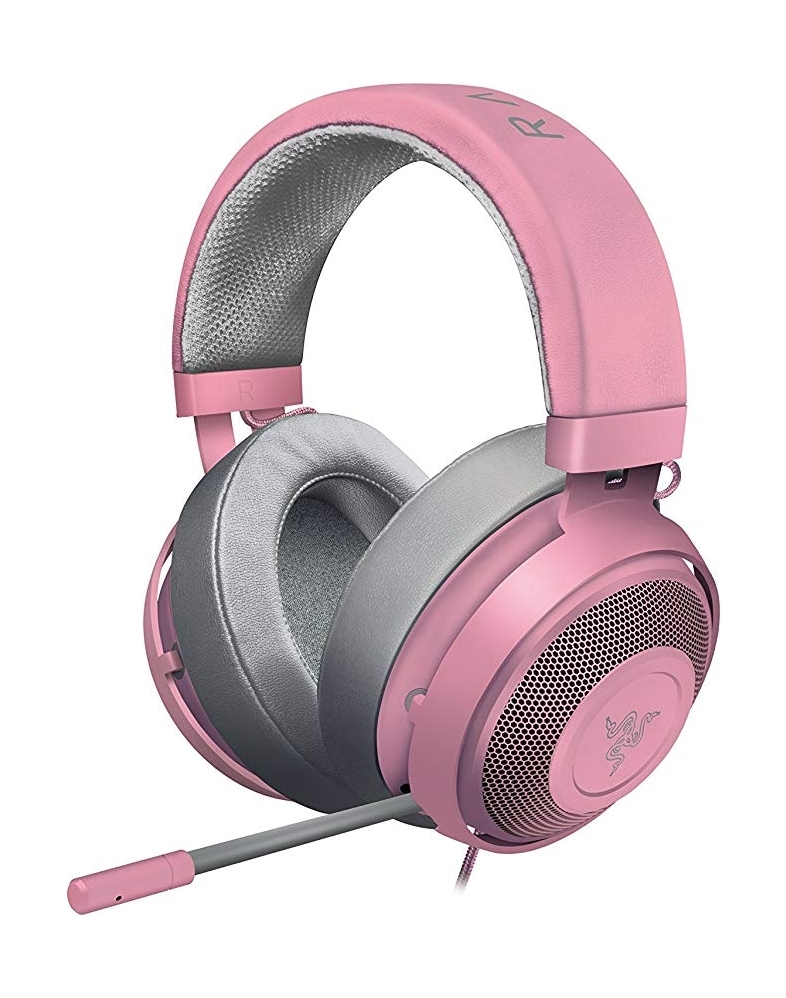 

Razer kraken wired headset quartz edition - pink