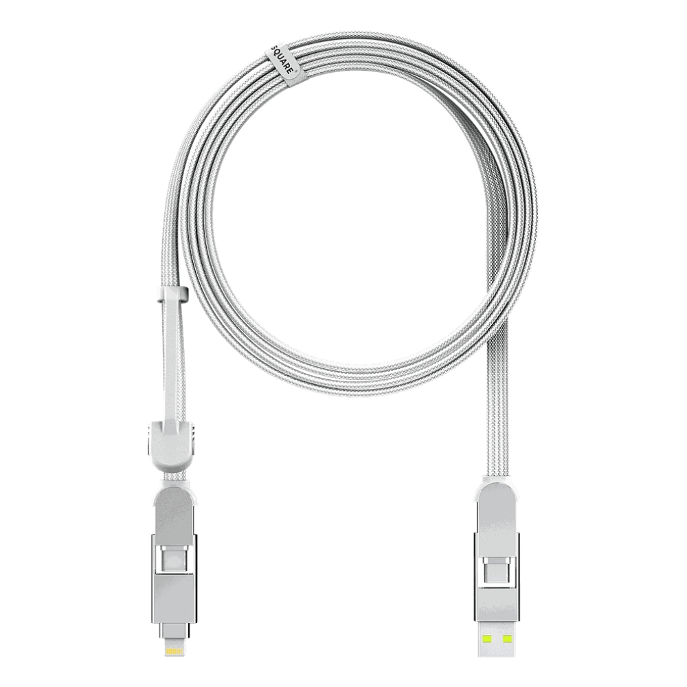

Rolling square incharge xl 4in1 2m cable - white
