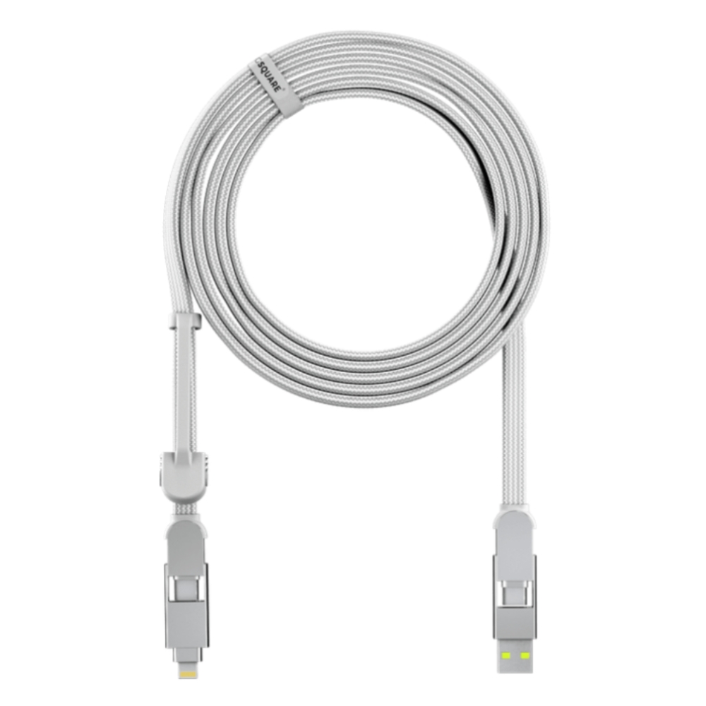 

Rolling square incharge xl 4in1 3m cable - white