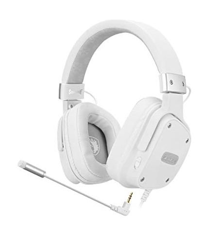 

Eq sades snowwolf gaming headset sa-722s - white