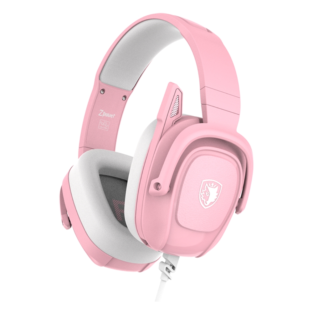 

Sades zpower gaming headset - pink