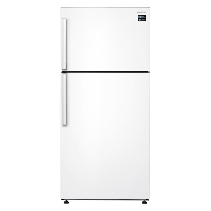 Buy Samsung 17. 6 cft refrigerator top freezer (rt50k6100wwb) white in Saudi Arabia