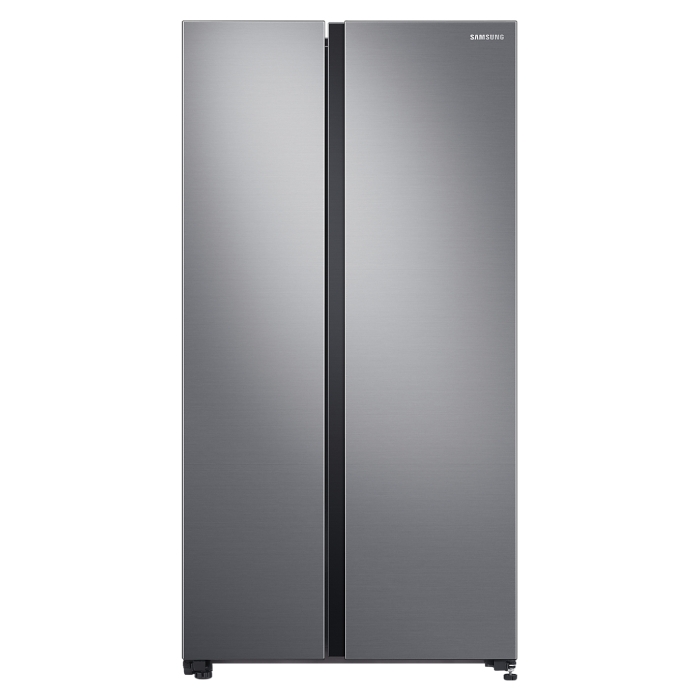 Samsung 22. 9 cft refrigerator side by side (rs62r5001m9c) silver