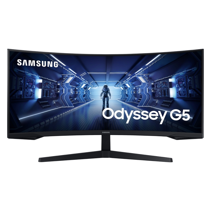 Buy Samsung 34" curved gaming monitor with 165hz refresh rate in Saudi Arabia
