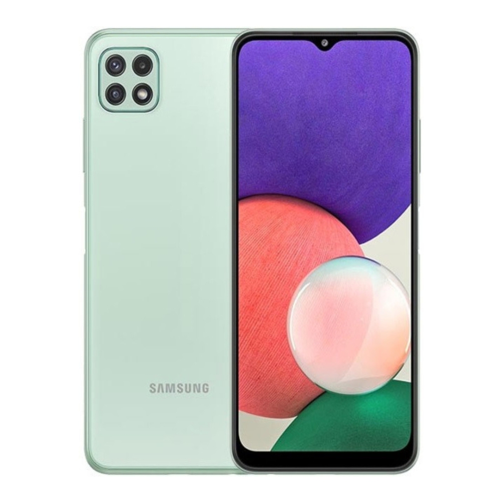 Buy Samsung galaxy a22 128gb phone - green in Saudi Arabia