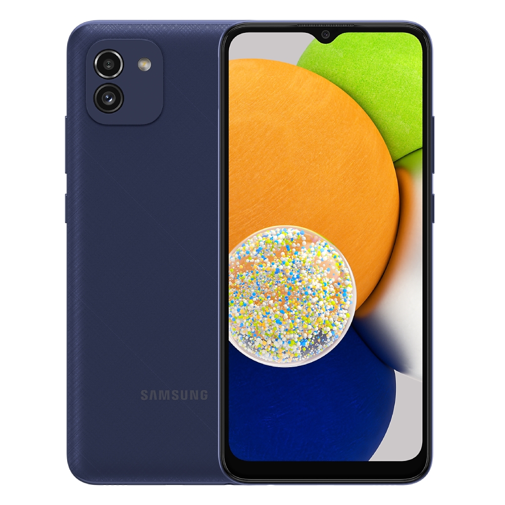 Buy Samsung galaxy a03 64gb phone - blue in Saudi Arabia