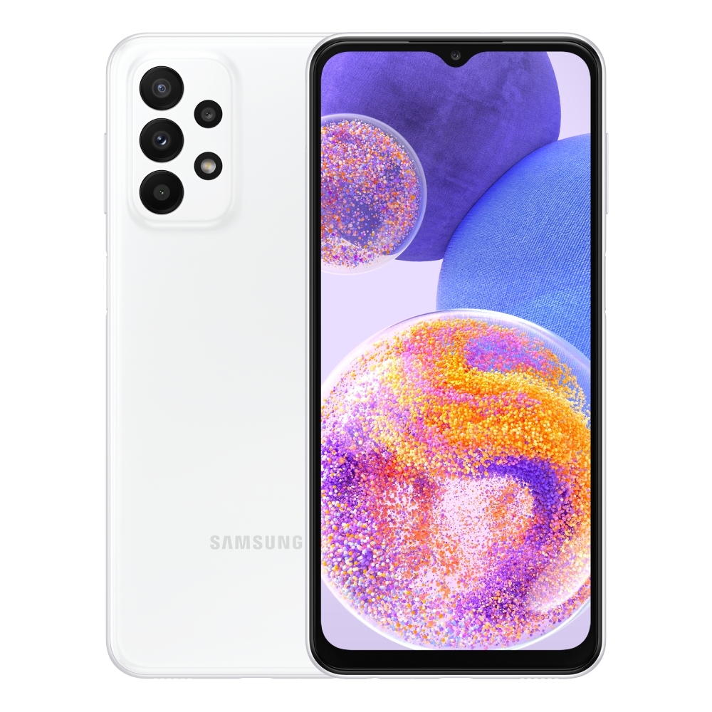 Buy Samsung galaxy a23 128gb 5g phone - white in Saudi Arabia