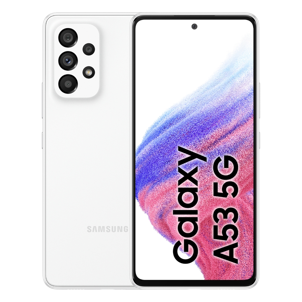 Buy Samsung galaxy a53 128gb 5g phone - white in Saudi Arabia