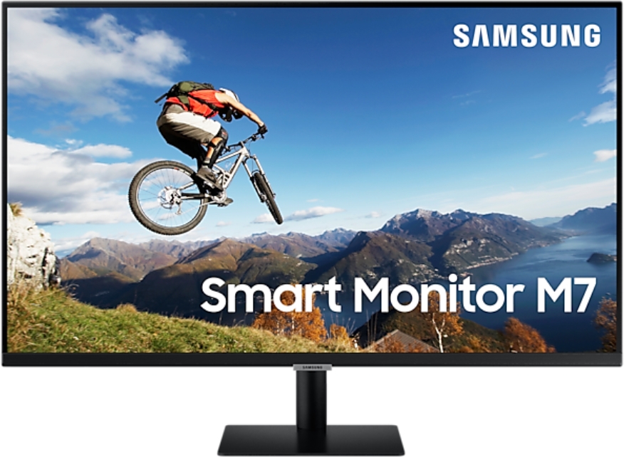 Buy Samsung 32-inch uhd smart monitor - black in Saudi Arabia