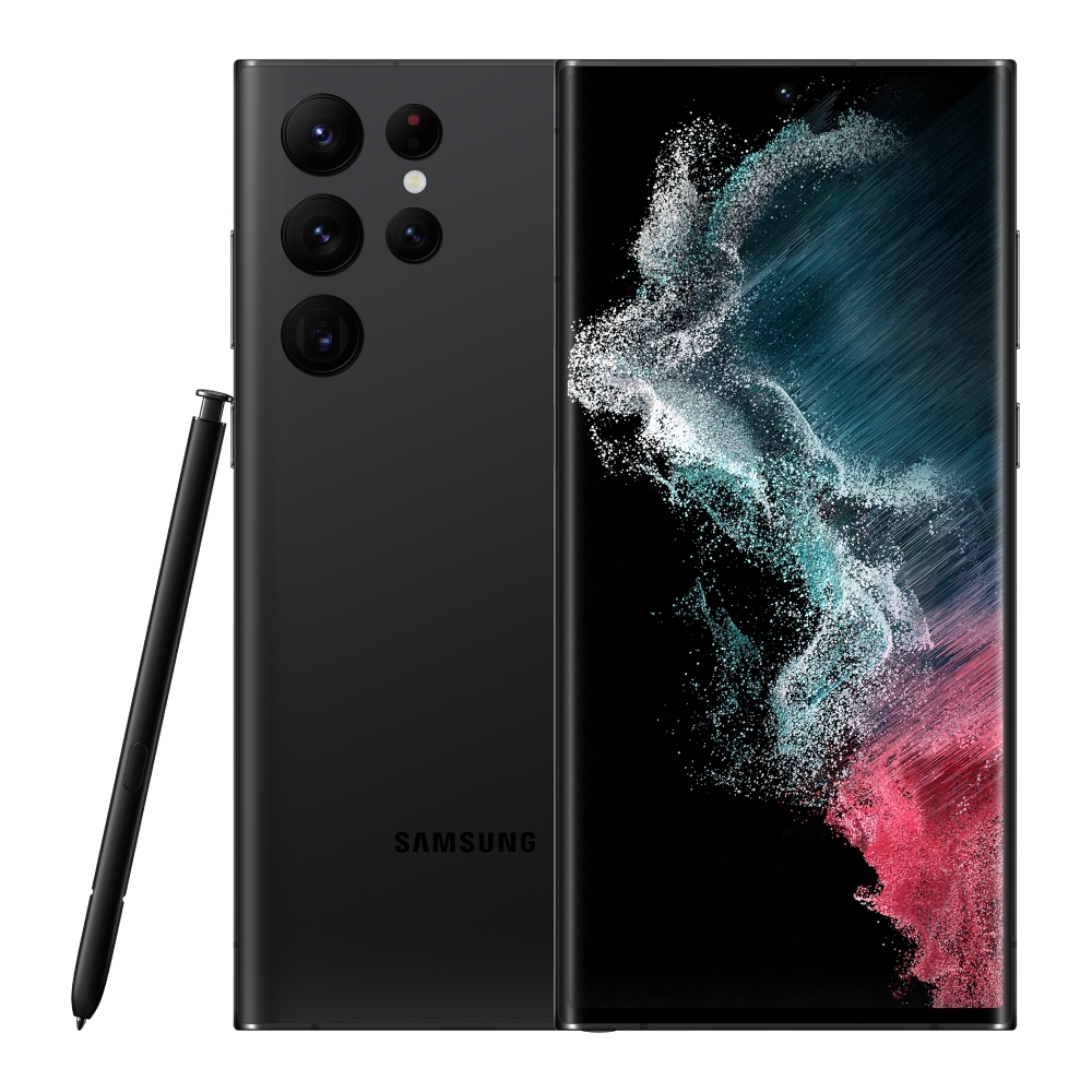 Buy Samsung galaxy s22 ultra 5g 128gb phone - phantom black in Kuwait