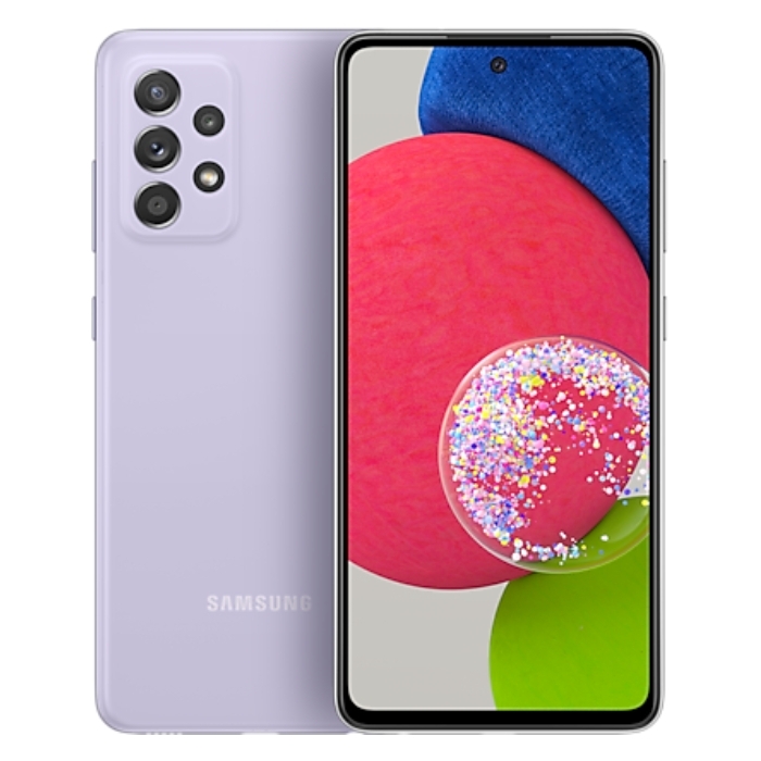 Buy Samsung galaxy a52s 5g 128gb phone - violet in Saudi Arabia