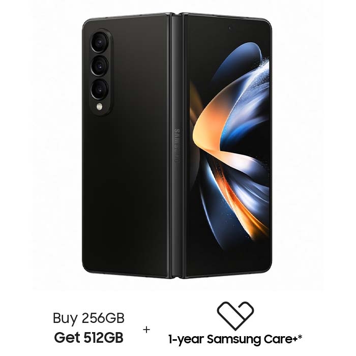 Buy Pre order samsung galaxy z fold 4 5g 256gb phone - phantom black in Saudi Arabia
