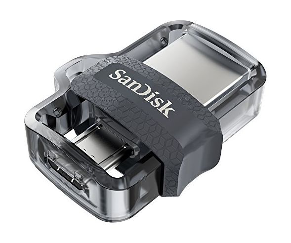 

Sandisk 32gb m3. 0 dual usb drive for android devices & computer - (dd3-032g-g46)