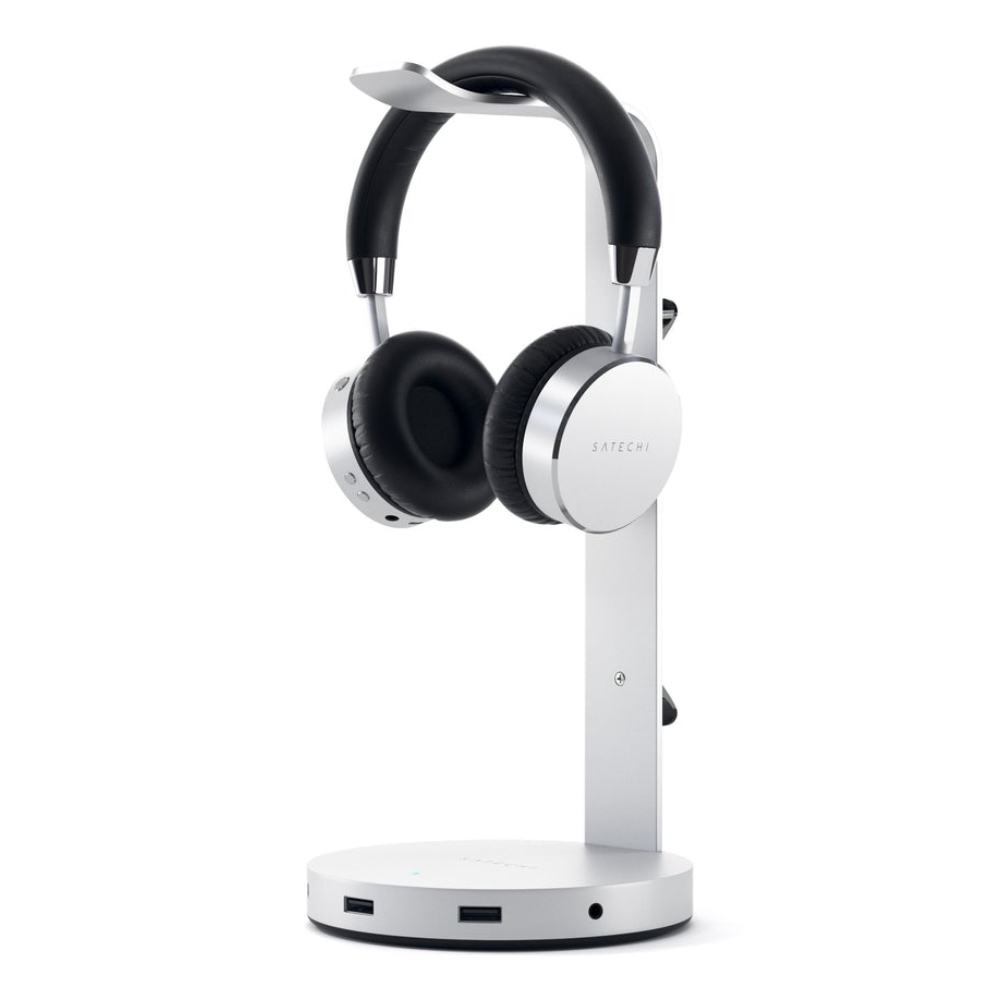 

Satechi aluminum headphone stand & hub - silver