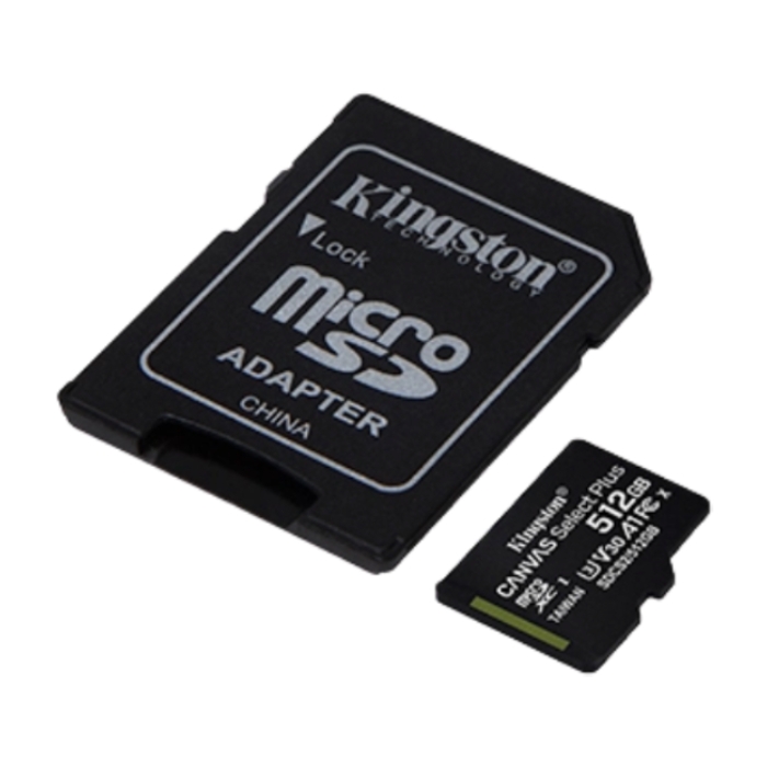 

Kingston canvas select plus 512gb microsdxc card + adapter