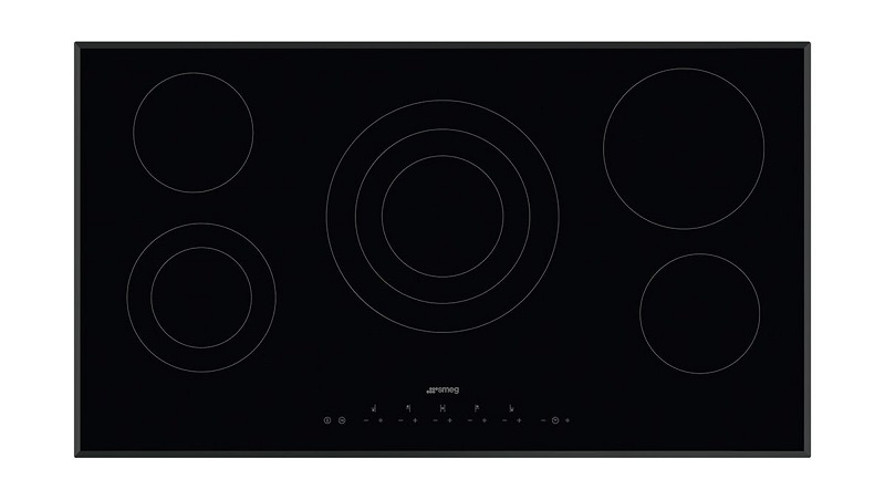 

Smeg 90cm touch control ceramic hob (se395etb) - black