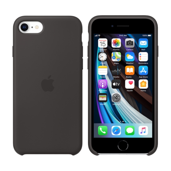 

Apple iphone se silicone case - black