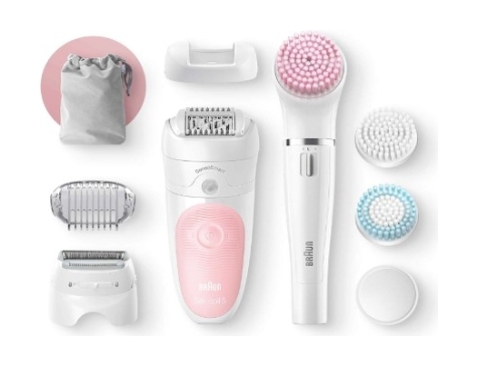 

Braun silk epil beauty set of 5 cordless wet & dry hair removal, ses5-875bs - white
