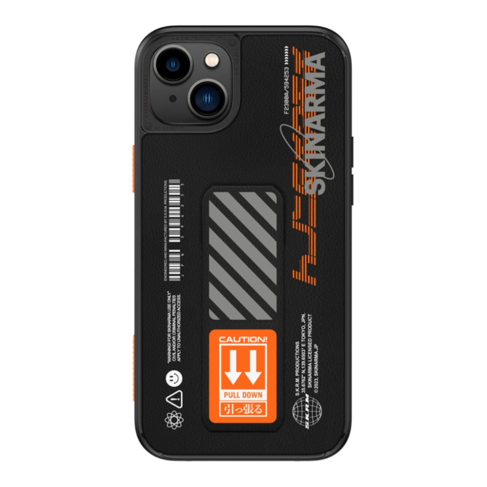 Buy Skinarama shingoki case and grip stand for iphone 14 plus - orange in Saudi Arabia