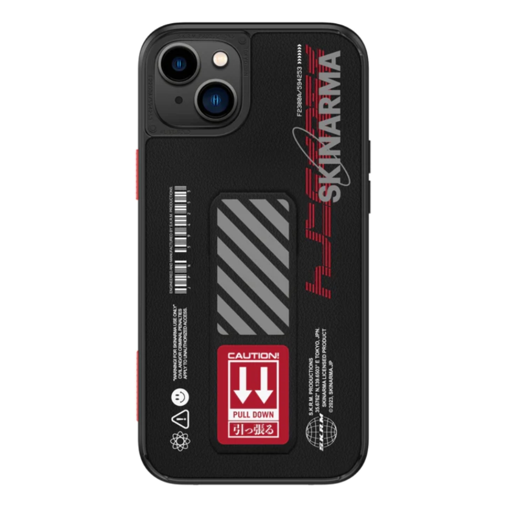

Skinarama shingoki case and grip stand for iphone 14 plus - red