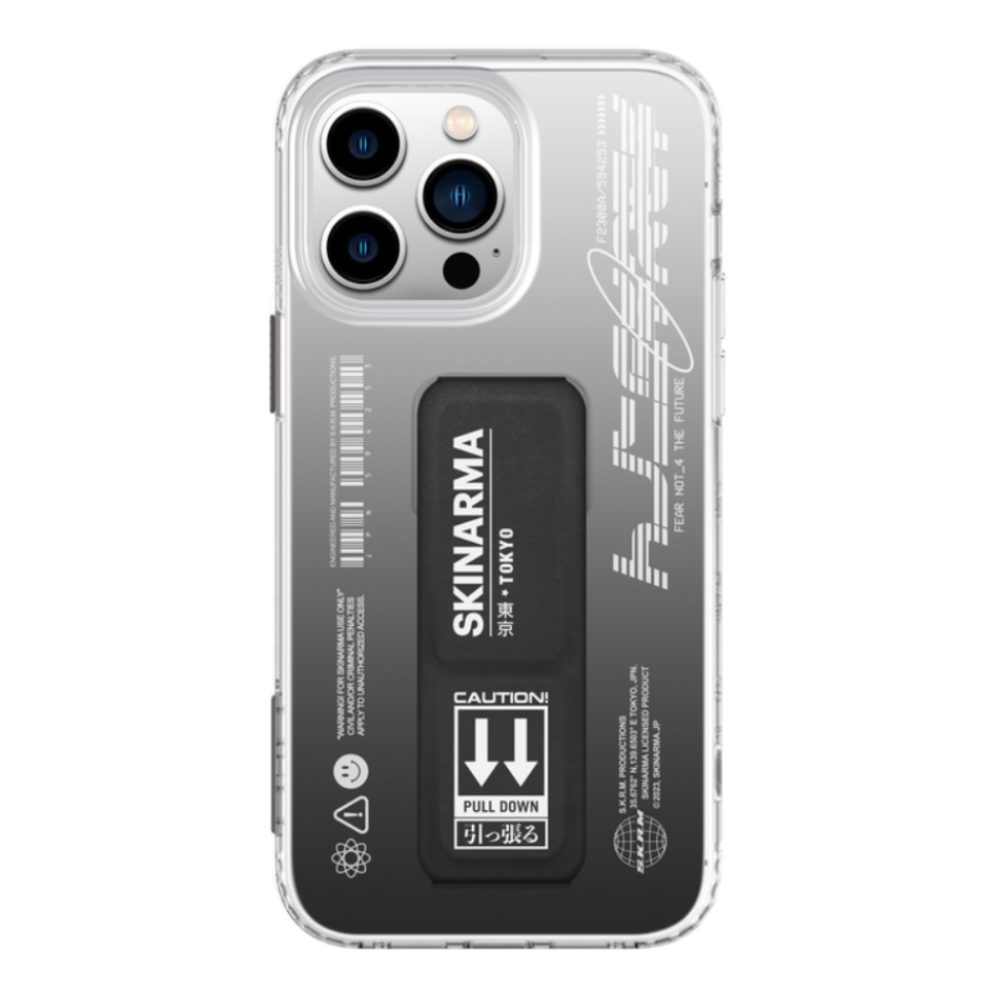 Skinarama taihi kobai case and grip stand for iphone 14 pro - black