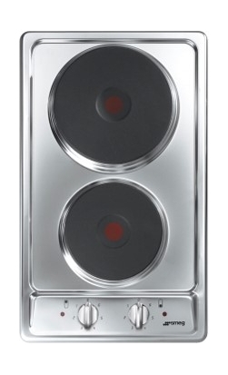 Smeg 30cm electric hob - s232xc