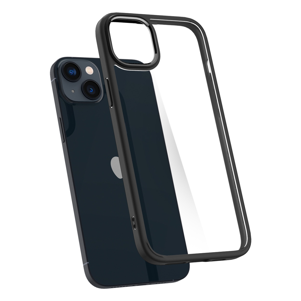 Spigen iphone 14 max crystal hybrid case - matte black