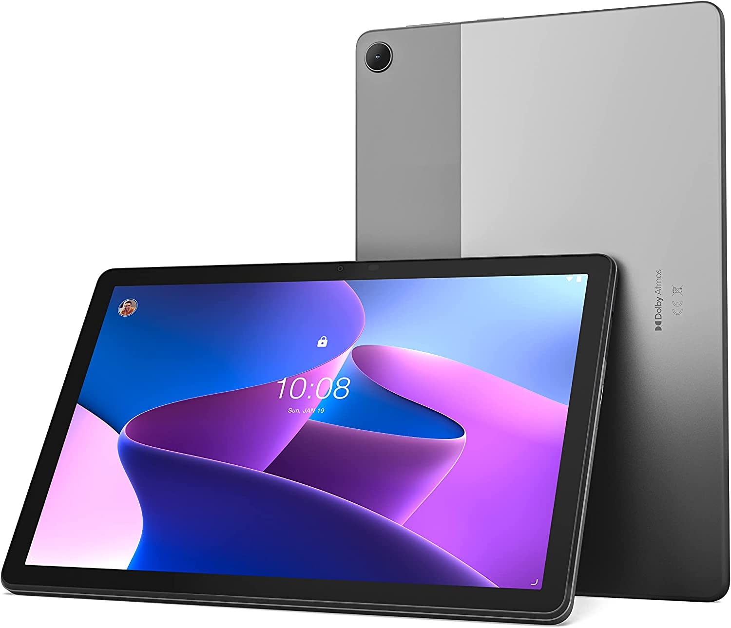 Buy Lenovo m10 plus 3 gen tablet, 10. 6 inch, 4 gb ram, 128 gb, 4g lte, zaan0089sa– grey + ... in Saudi Arabia