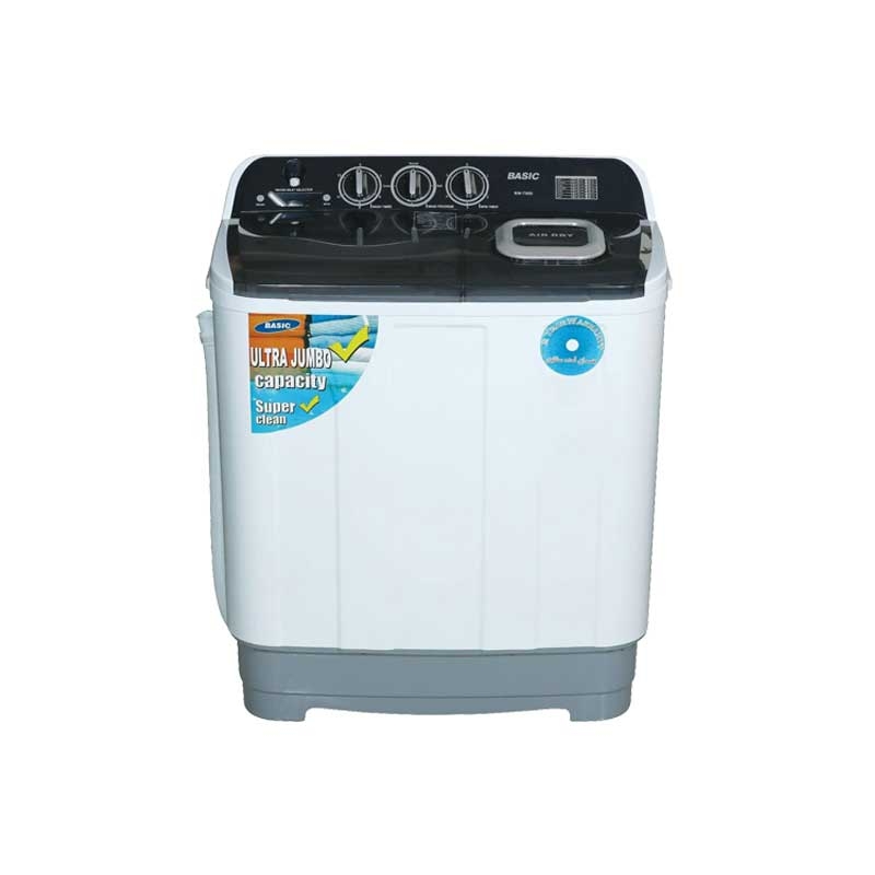 

Basic 6kg twin tub washing machine (bw-tp600ks) - white