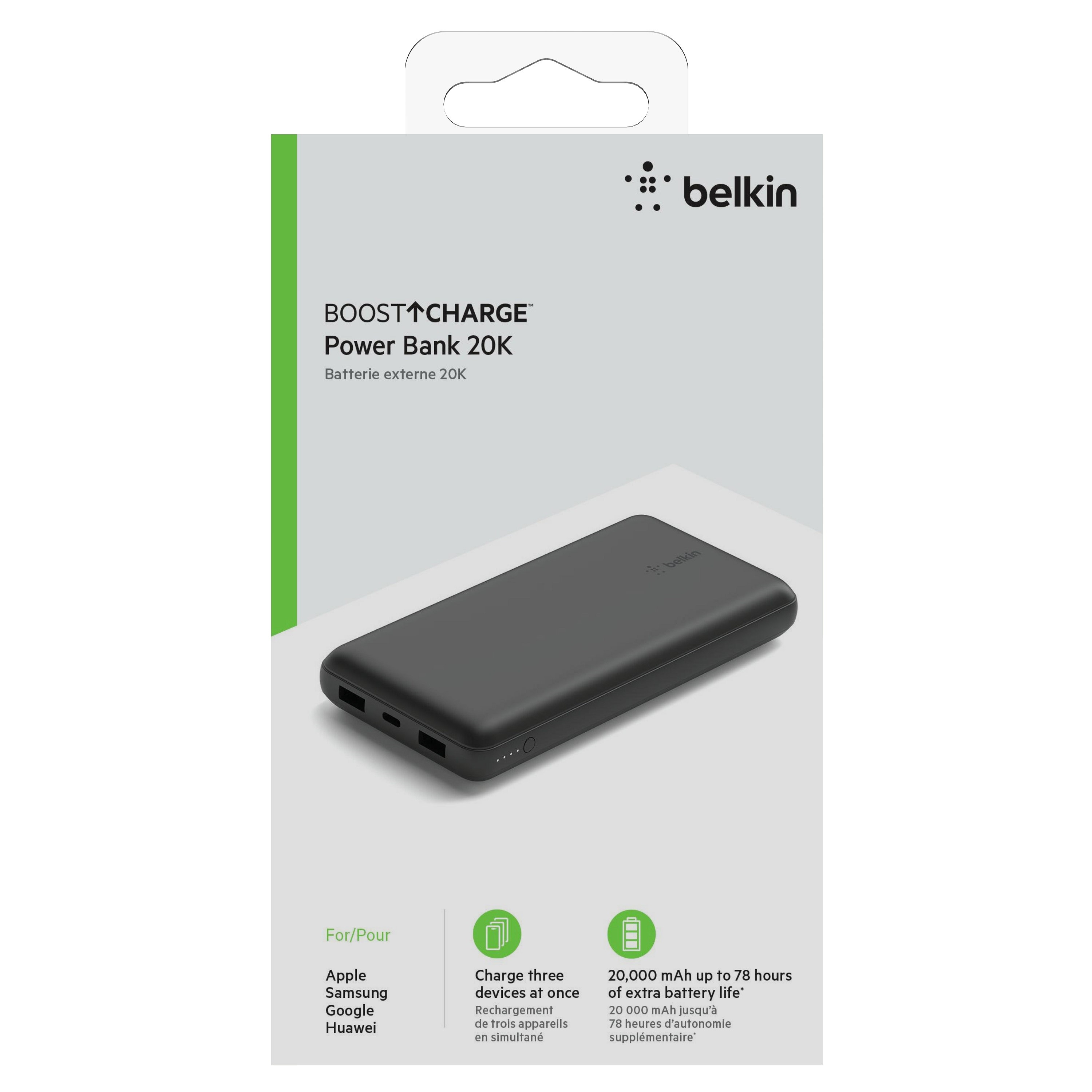 

Belkin 20000mah powerbank - black