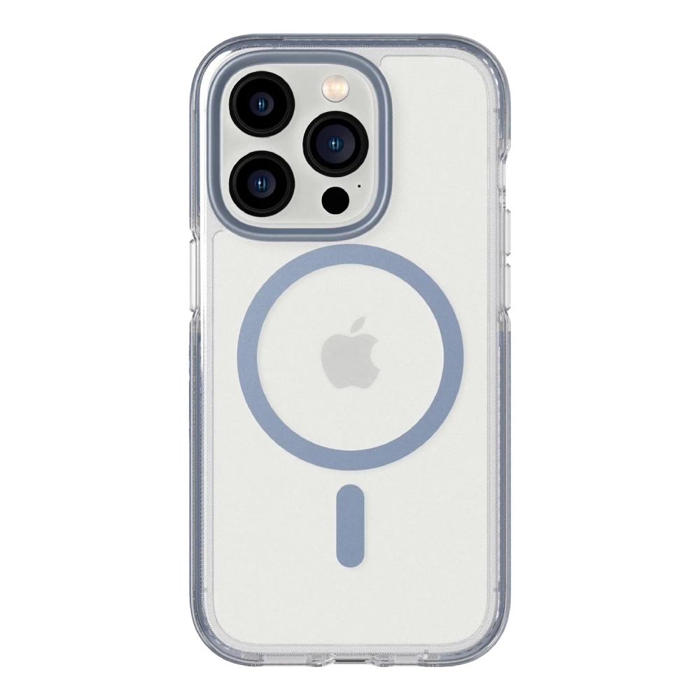 Tech21 evocrystal case w/magsafe for iphone 14 pro - blue