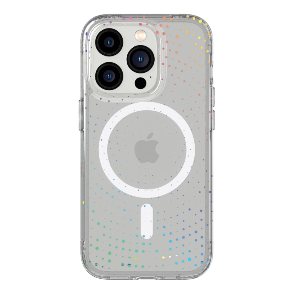 

Tech21 evosparkle case w/magsafe for iphone 14 pro - clear