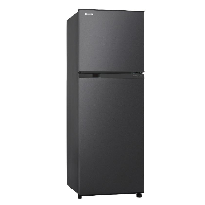 

Toshiba 8. 1 cft refrigerator top freezer gr-a33as(sk) - grey