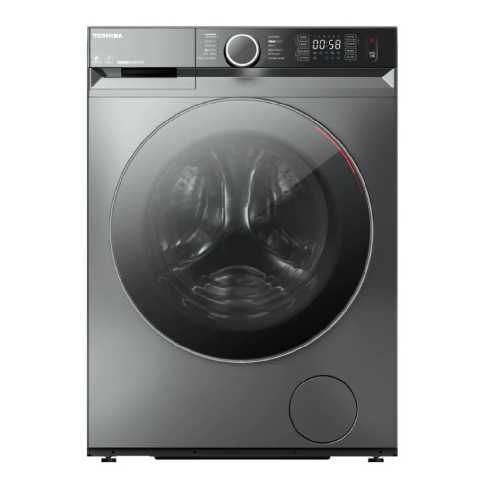 Buy Toshiba washer front load 10 kg (tw-bk110g4bb(sk)) silver in Saudi Arabia