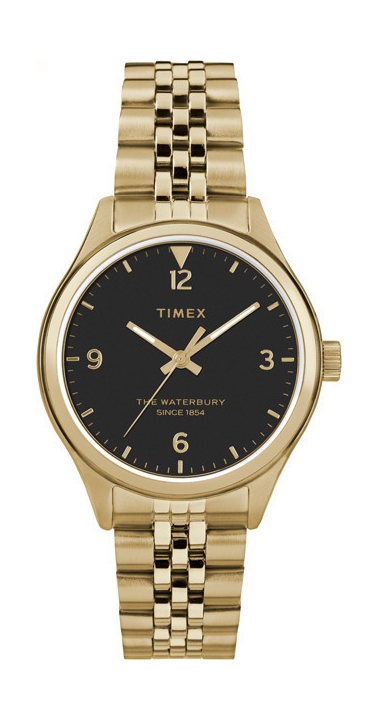 

Timex waterbury 34mm analog ladies stainless steel watch - tw2r69300
