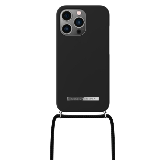

Ideal of sweden iphone 13 pro necklace case - ultra black