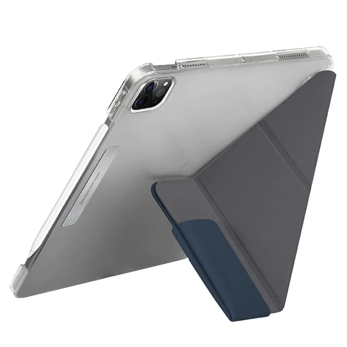 Uniq camden new ipad pro 11'' (2021) antimicrobial indigo blue.