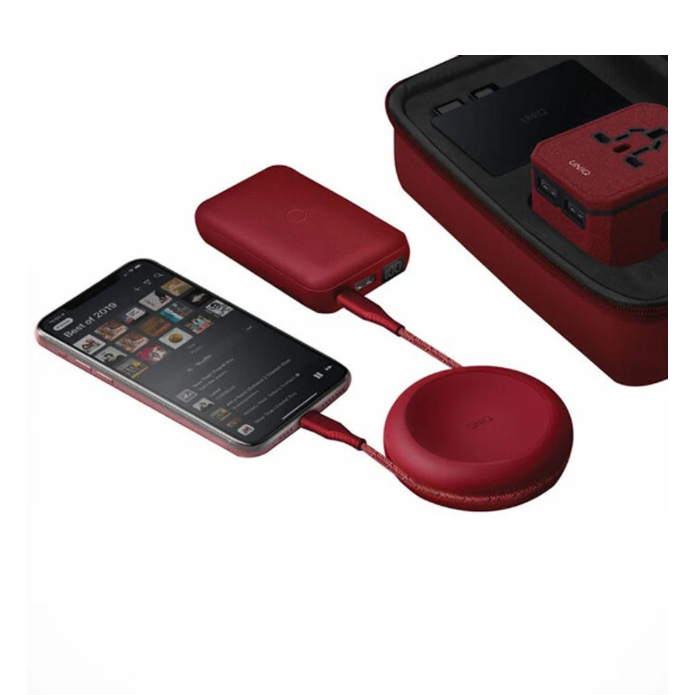 

Uniq smart kit 18w usb-c | red