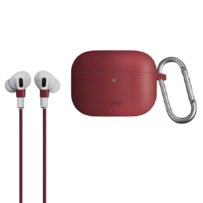 

Uniq vencer silicone airpods pro case - maroon
