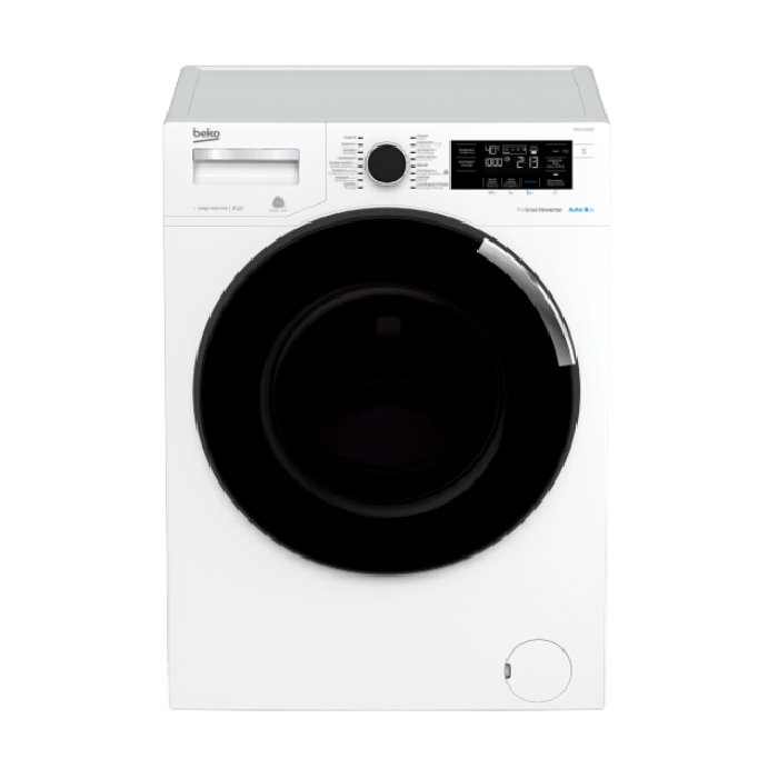 

Beko front load washing machine 11kg wte11744xdos - white