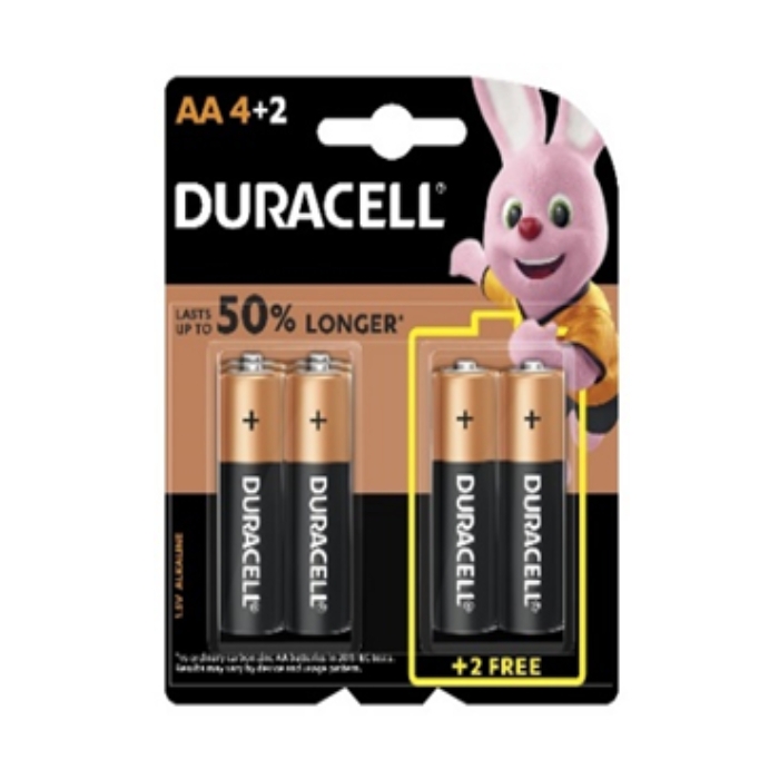 

Duracell plus power aa batteries - 4 pack