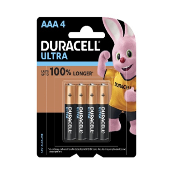 

Duracell ultra power aaa batteries - 4 pack