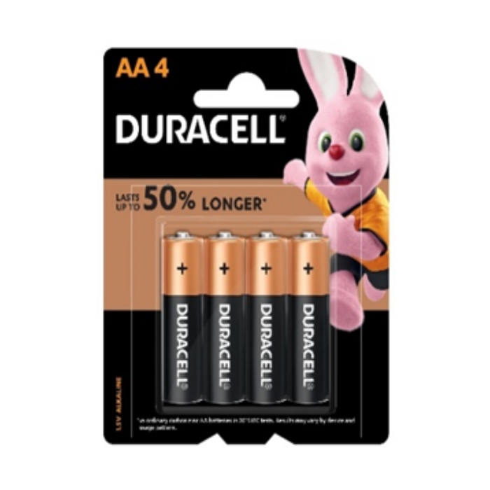 

Duracell plus power aa batteries - 4 pack