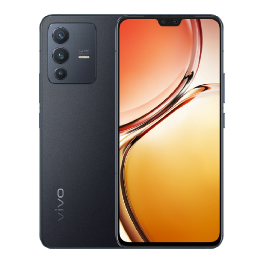 Buy Vivo v23 256gb 5g phone - black in Saudi Arabia