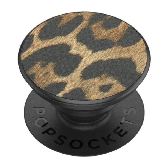 

Popsockets phone stand and grip (802442) – vegan leather leopard