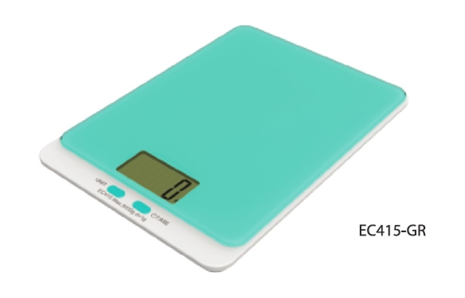 

Wansa ec415-gr 5kg digital kitchen scale - blue