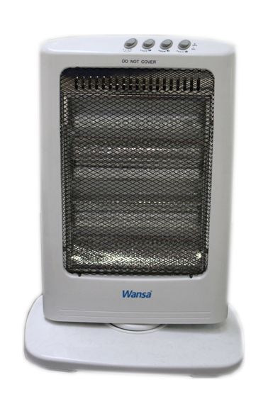 

Wansa 1200 w halogen heater - ae-3003 (white)