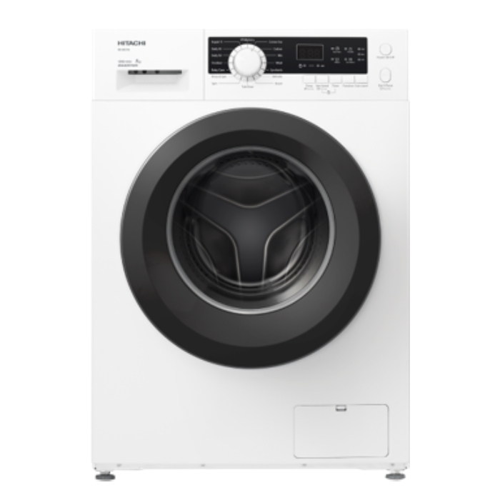 

Hitachi 8kg front load washing machine (bd-80cve 2206a wh) - white